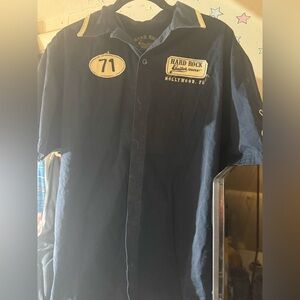Hard Rock Cafe Hollywood Florida Men’s button up